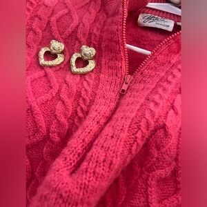 Nordstrom Barbie Pink Cable Knit Sweater